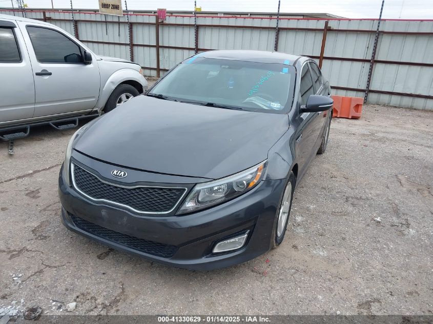 VIN KNAGM4A7XF5636908 2015 KIA Optima, LX no.2