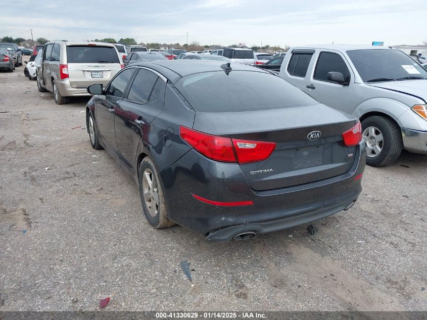 VIN KNAGM4A7XF5636908 2015 KIA Optima, LX no.3