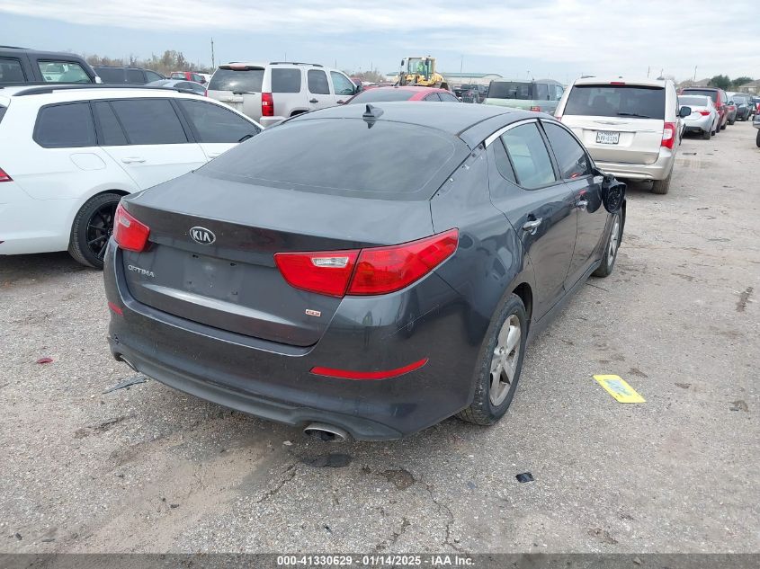 VIN KNAGM4A7XF5636908 2015 KIA Optima, LX no.4