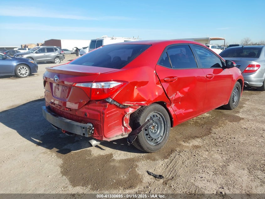 2016 TOYOTA COROLLA VIN: 5YFBURHE1GP496315