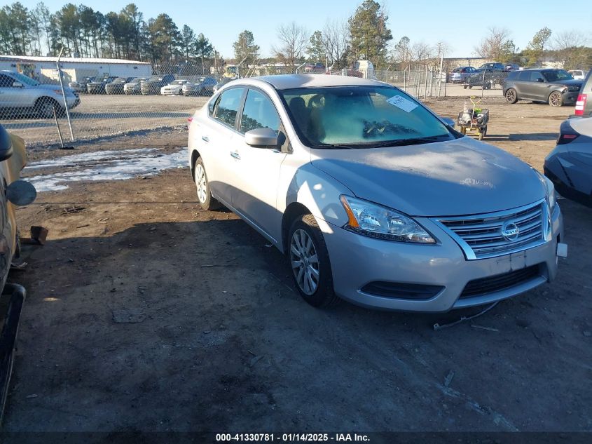 VIN 3N1AB7APXFY360753 2015 Nissan Sentra, S no.1