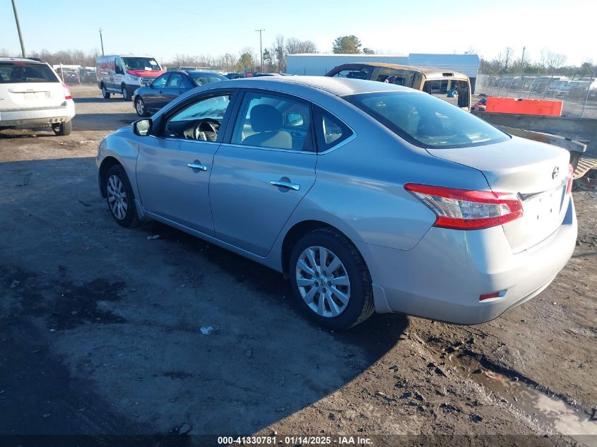 VIN 3N1AB7APXFY360753 2015 Nissan Sentra, S no.3