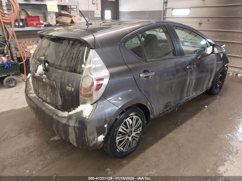 2012 TOYOTA PRIUS C VIN: JTDKDTB36C1017678