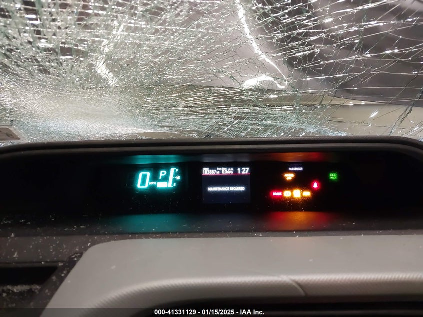 2012 TOYOTA PRIUS C VIN: JTDKDTB36C1017678