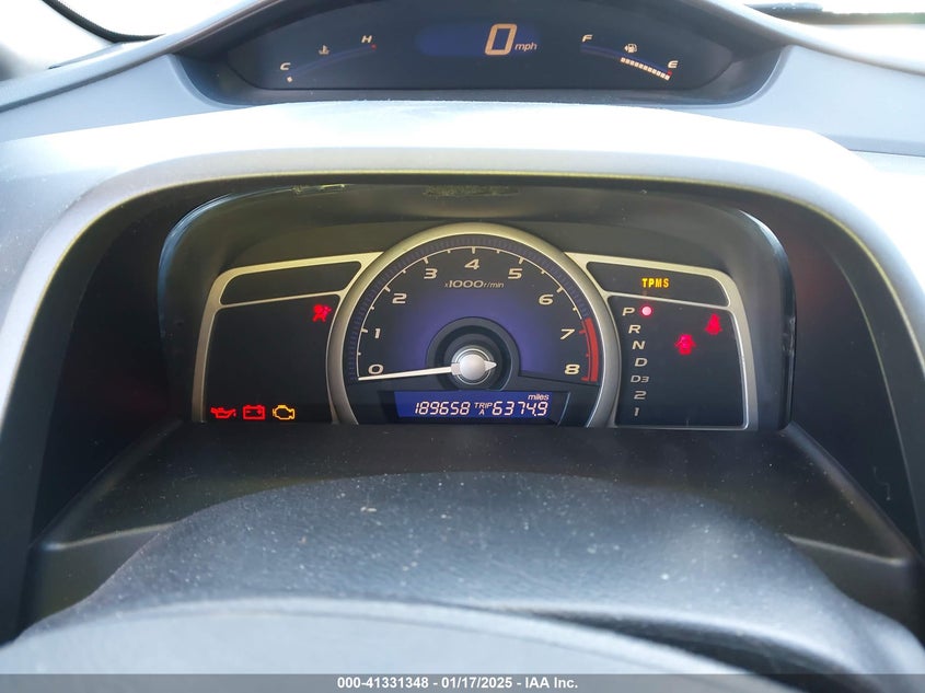 2009 HONDA CIVIC SDN VIN: 2HGFA16519H344611
