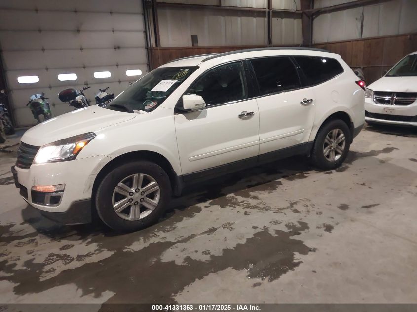 VIN 1GNKVGKD4DJ186880 2013 CHEVROLET TRAVERSE no.2