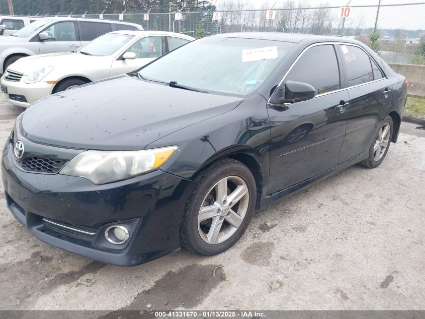 VIN 4T1BF1FK9DU224707 2013 Toyota Camry, SE no.2