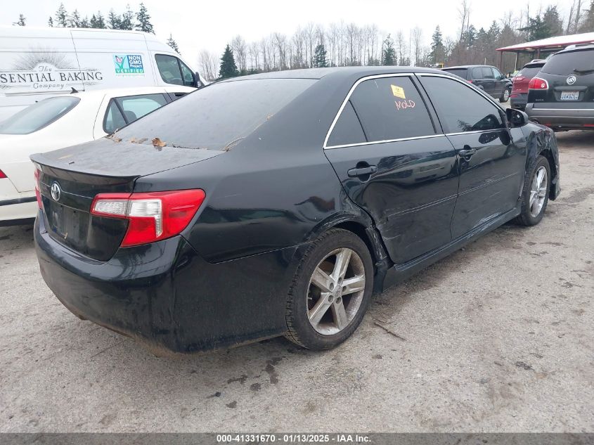 VIN 4T1BF1FK9DU224707 2013 Toyota Camry, SE no.4