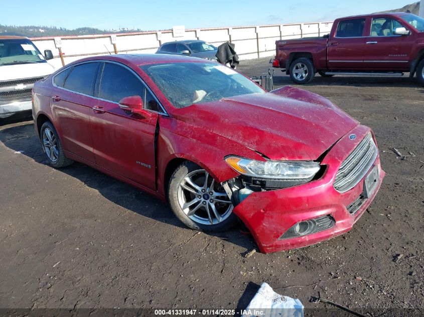 VIN 3FA6P0RU2FR199207 2015 FORD FUSION HYBRID no.1