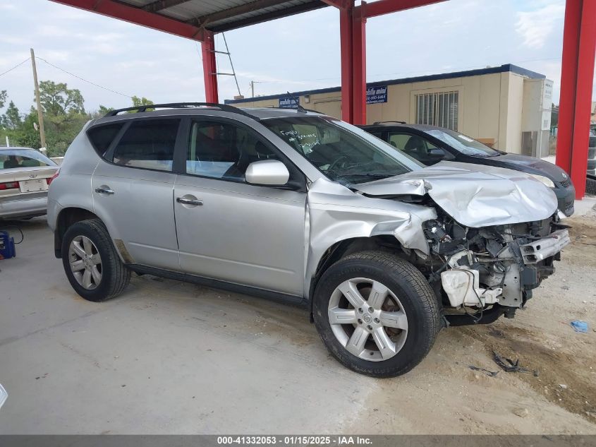 2006 Nissan Murano S VIN: JN8AZ08W36W549575 Lot: 41332053