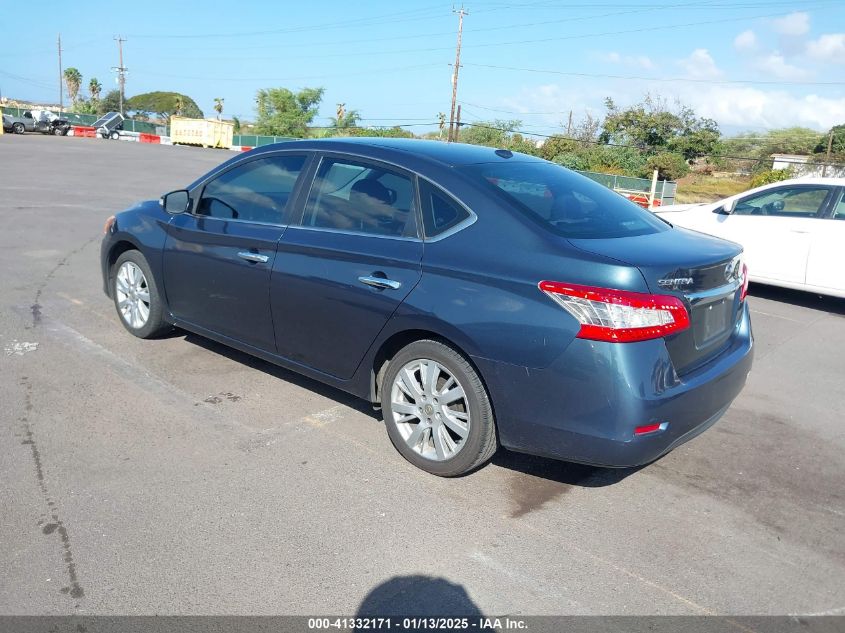 VIN 3N1AB7AP4DL697719 2013 Nissan Sentra, SL no.3