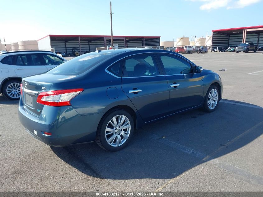 VIN 3N1AB7AP4DL697719 2013 Nissan Sentra, SL no.4