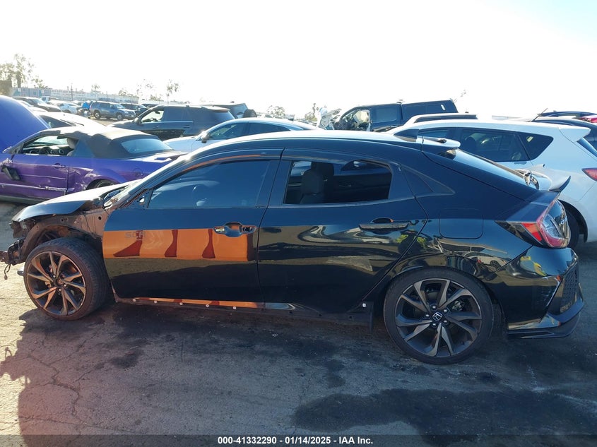 2018 HONDA CIVIC VIN: SHHFK7G48JU218372
