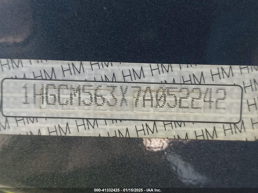 2007 HONDA ACCORD VIN: 1HGCM563X7A052242