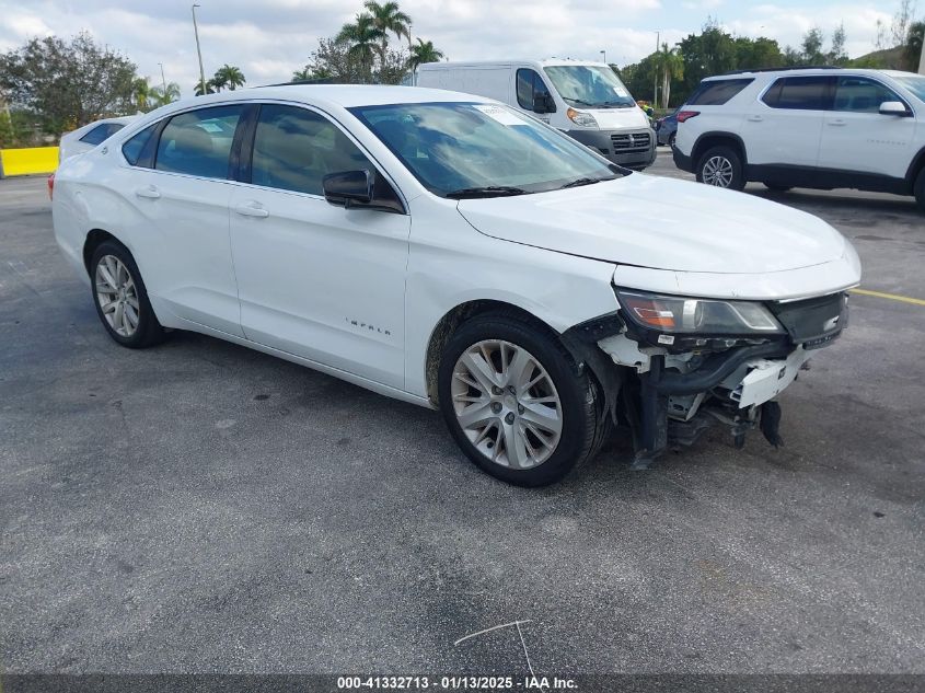 VIN 2G11Z5SA1G9165299 2016 Chevrolet Impala, LS no.1