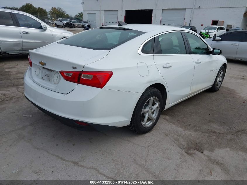 VIN 1G1ZB5ST1GF261174 2016 Chevrolet Malibu, LS no.4