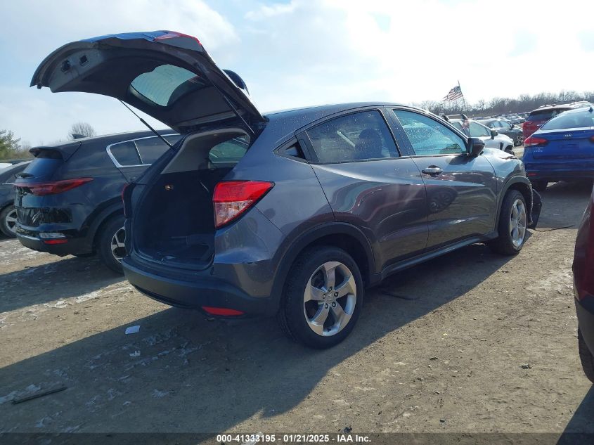 VIN 3CZRU6H58HG701630 2017 Honda HR-V, EX no.4