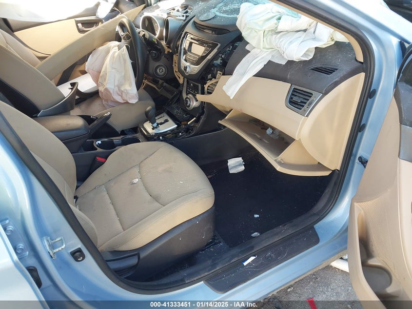 2011 HYUNDAI ELANTRA VIN: KMHDH4AE6BU116631