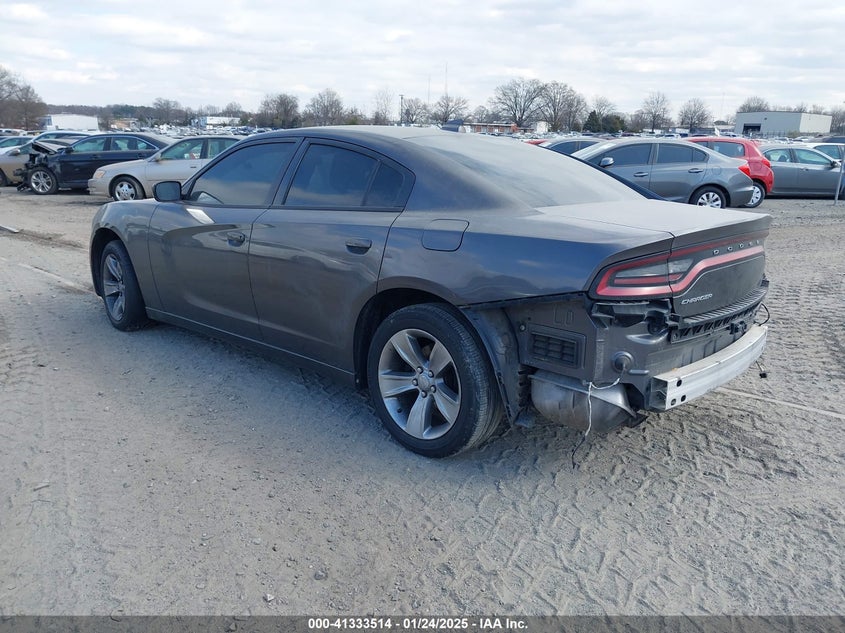 Vin: 2c3cdxhg4gh204032, lot: 41823940, dodge charger sxt 20163