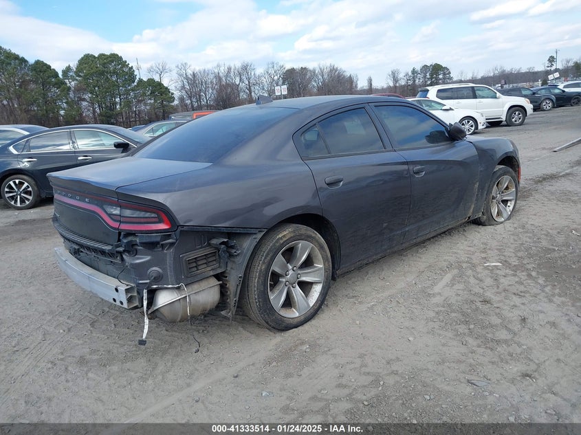 Vin: 2c3cdxhg4gh204032, lot: 41823940, dodge charger sxt 20164