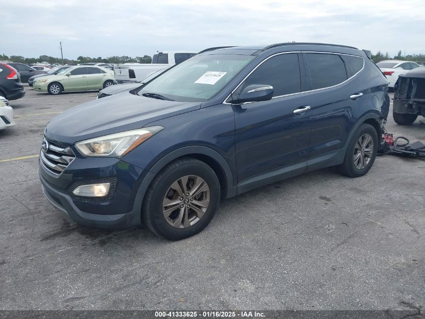 VIN 5XYZUDLB9EG129016 2014 Hyundai Santa Fe, Sport... no.2