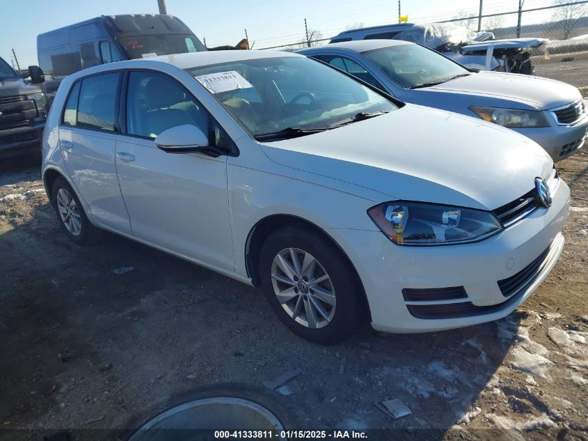 VIN 3VW217AU1FM029073 2015 Volkswagen Golf, Tsi S 4... no.1