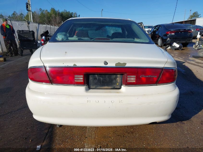 2003 Buick Century Custom VIN: 2G4WS52J631253805 Lot: 41333823