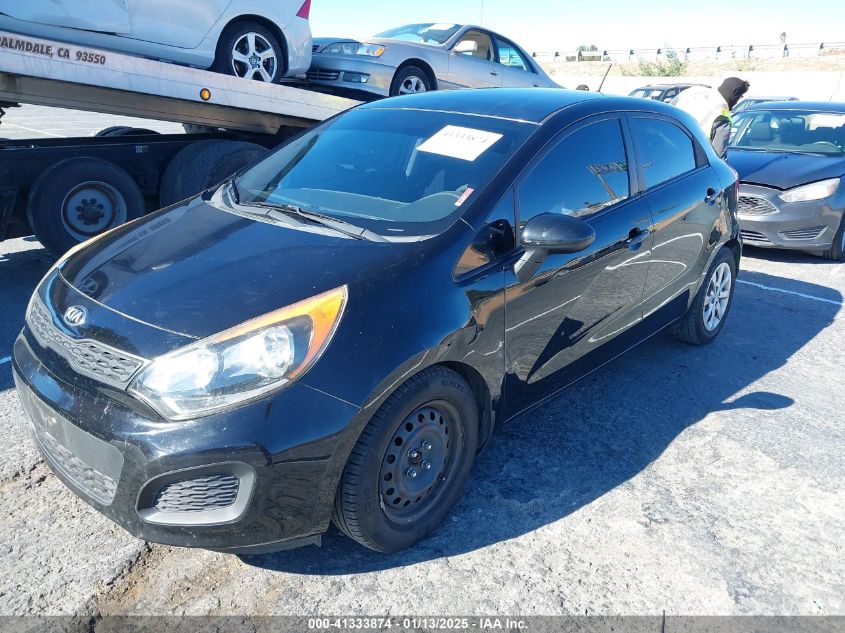 VIN KNADM5A30F6518124 2015 KIA RIO no.2