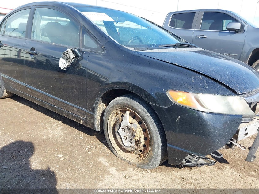 2007 Honda Civic Lx VIN: 1HGFA16507L111822 Lot: 41334812