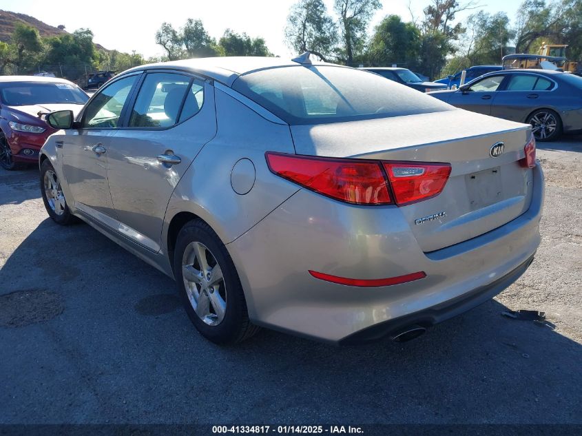 VIN 5XXGM4A74FG481481 2015 KIA Optima, LX no.3