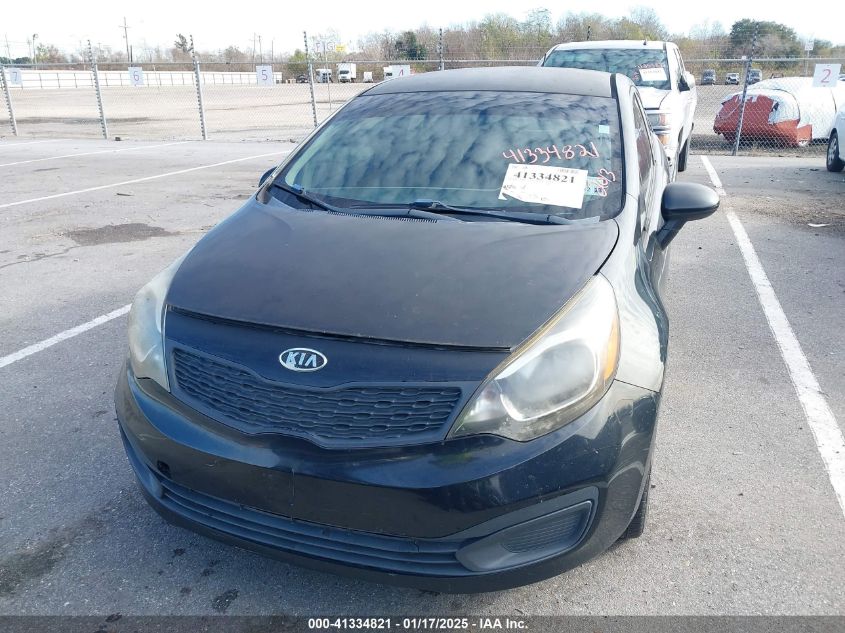 VIN KNADM4A33D6126374 2013 KIA RIO no.6