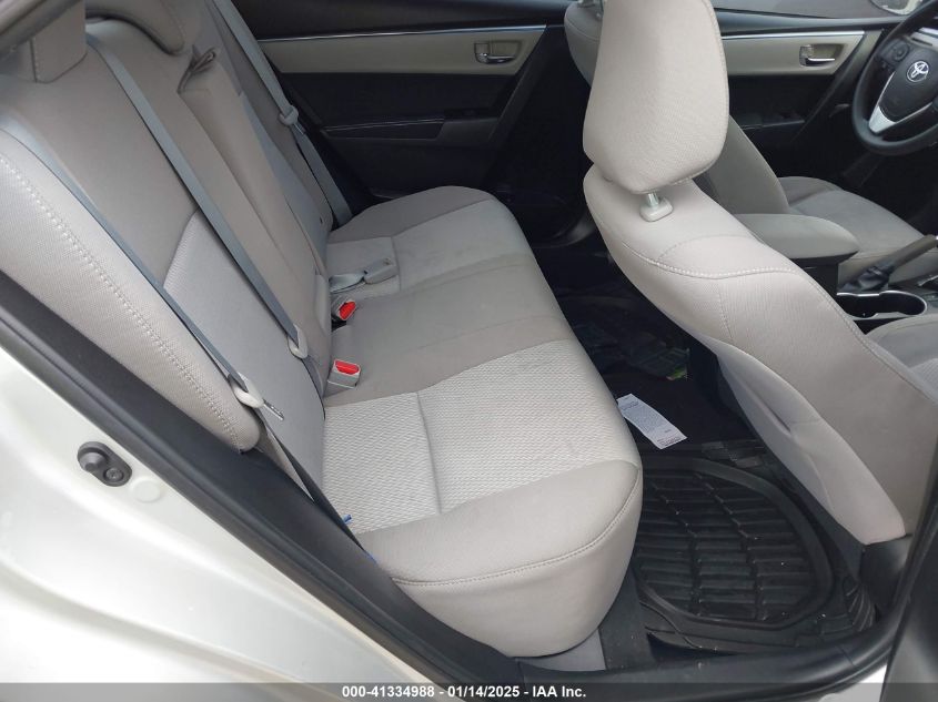 2016 Toyota Corolla Le VIN: 5YFBURHE1GP533623 Lot: 41334988