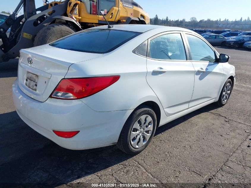 VIN KMHCT4AE1FU885666 2015 Hyundai Accent, Gls no.4