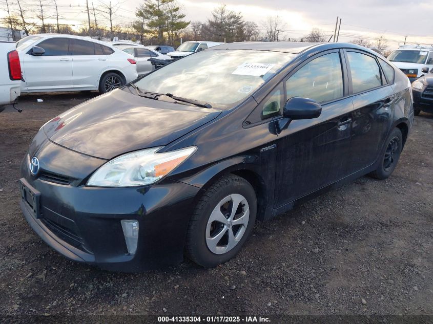 VIN JTDKN3DU5E0357139 2014 TOYOTA PRIUS no.2