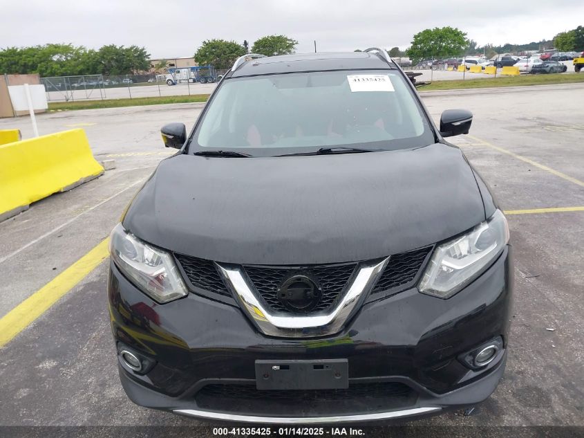 2014 Nissan Rogue Sl VIN: 5N1AT2MV9EC775640 Lot: 41335425