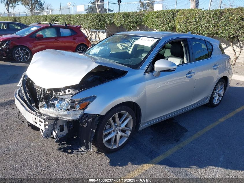 VIN JTHKD5BH7F2214010 2015 LEXUS CT 200H no.2