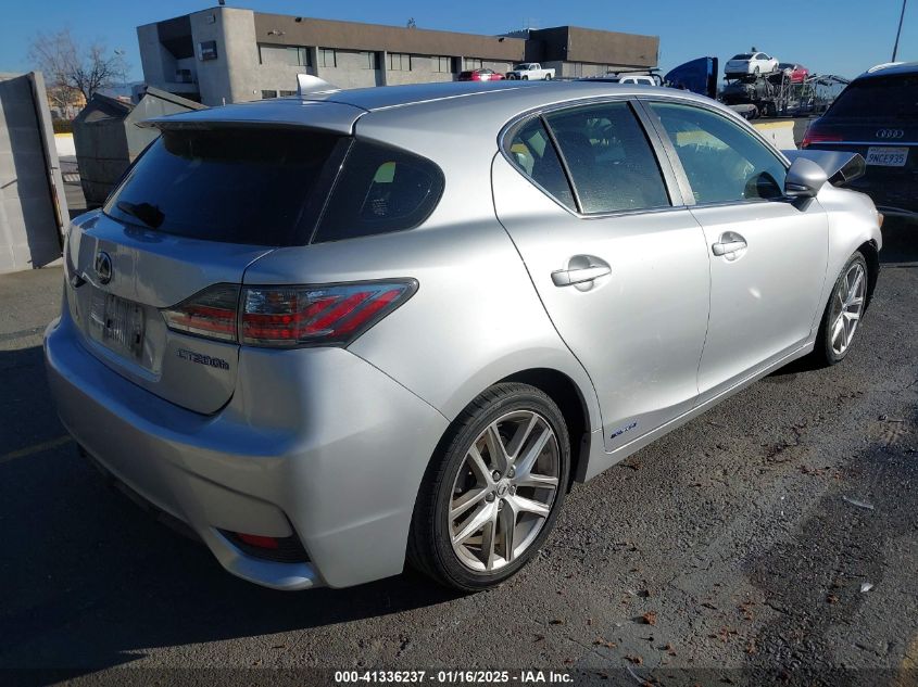 VIN JTHKD5BH7F2214010 2015 LEXUS CT 200H no.4