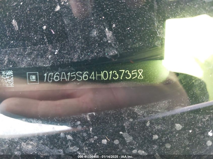 2017 Cadillac CTS - 1G6A15S64H0137358