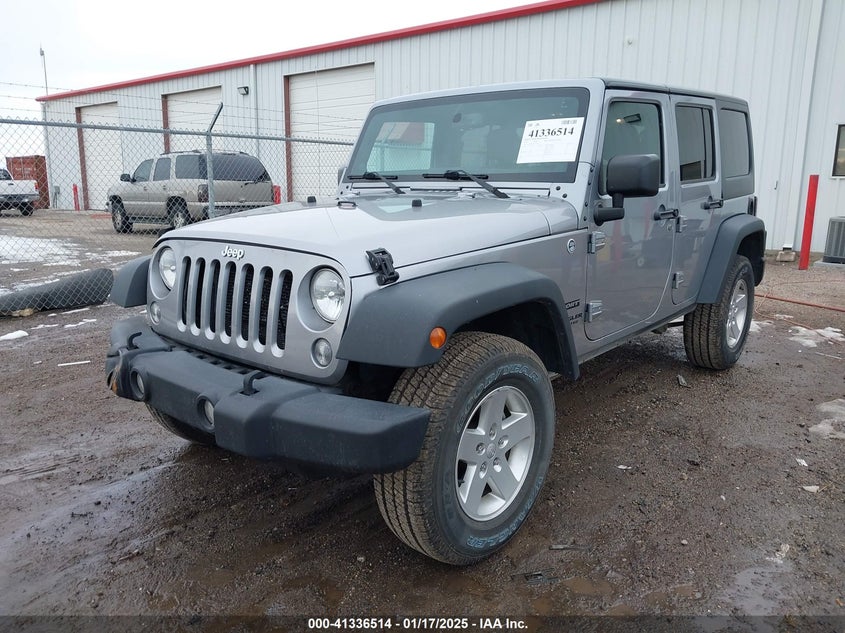 2014 JEEP WRANGLER UNLIMITED SPORT - 1C4BJWDG9EL313957