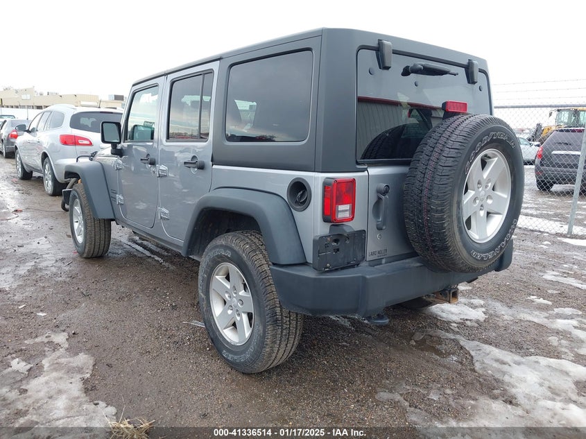 2014 JEEP WRANGLER UNLIMITED SPORT - 1C4BJWDG9EL313957