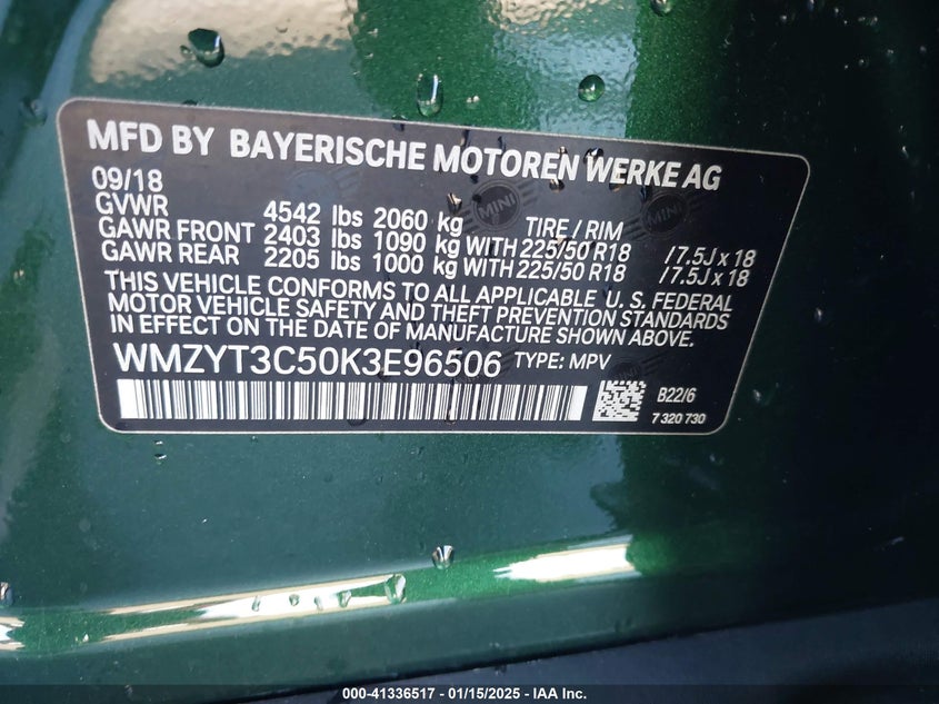 2019 MINI COUNTRYMAN COOPER S - WMZYT3C50K3E96506