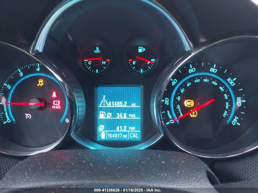 2012 Chevrolet Cruze 1Lt VIN: 1G1PL5SC1C7211254 Lot: 41336628