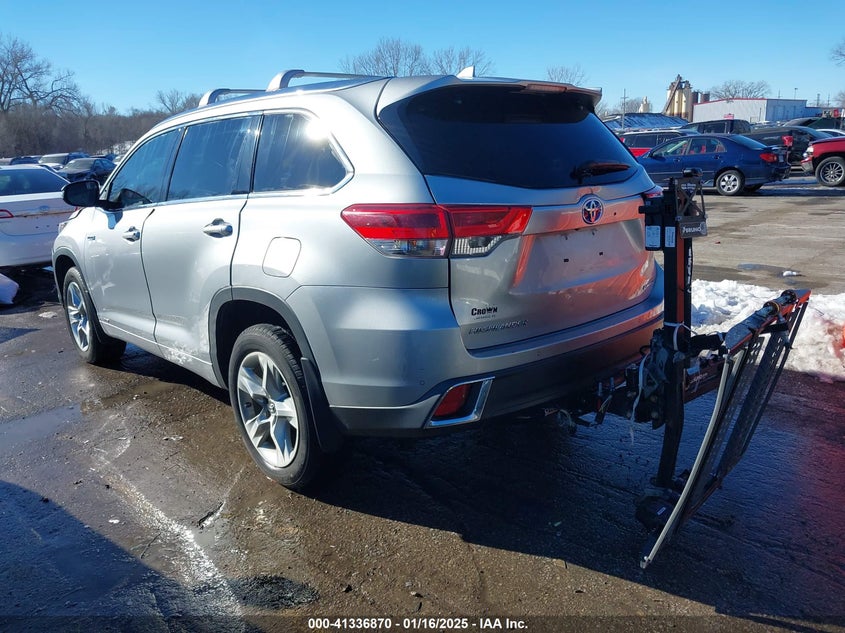 2017 TOYOTA HIGHLANDER HYBRID LIMITED - 5TDDGRFH8HS024036