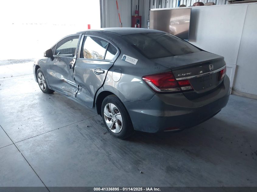 VIN 2HGFB2F57DH553640 2013 HONDA CIVIC no.3