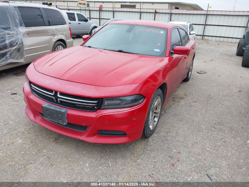 VIN 2C3CDXBG5FH741600 2015 Dodge Charger, SE no.2