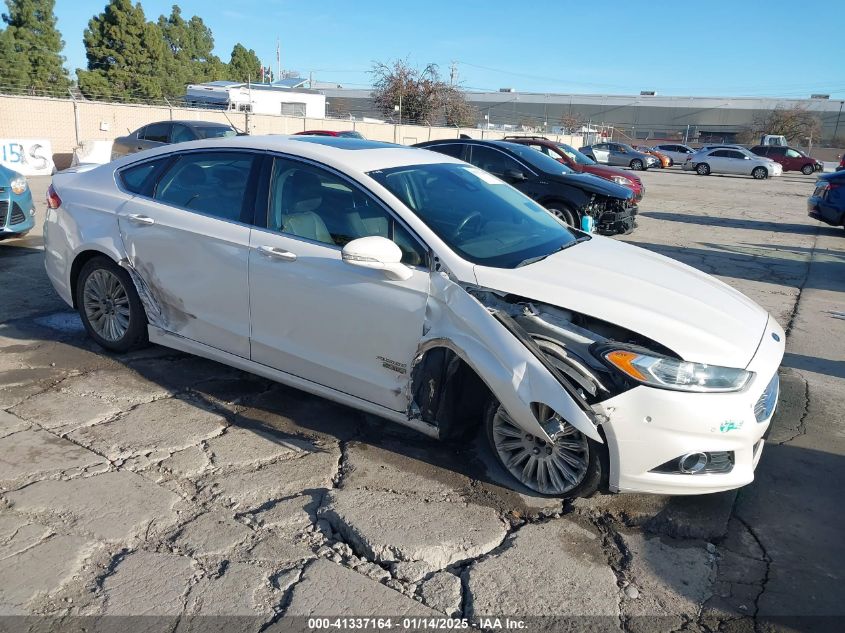 VIN 3FA6P0SU6ER357413 2014 FORD FUSION ENERGI no.1