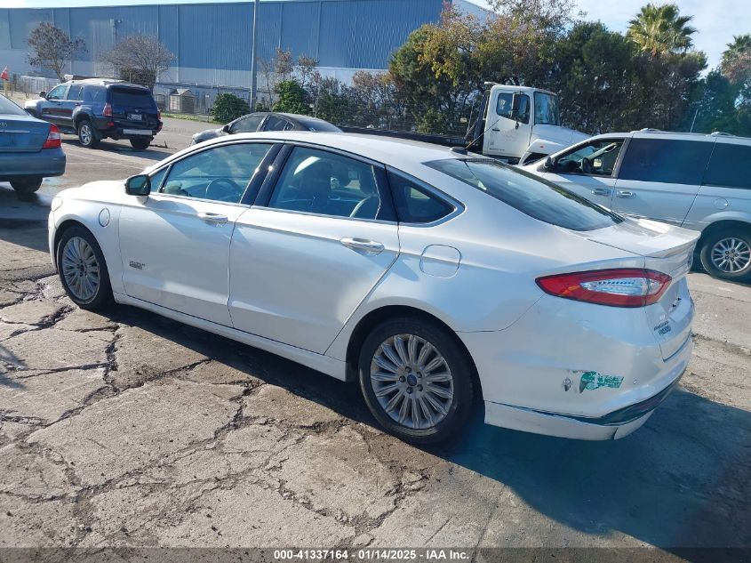 VIN 3FA6P0SU6ER357413 2014 FORD FUSION ENERGI no.3