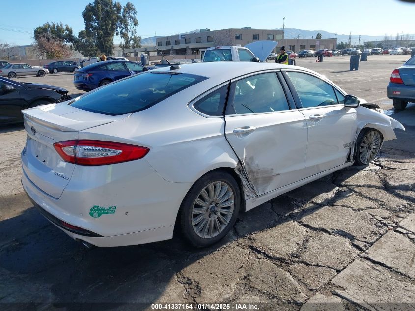 VIN 3FA6P0SU6ER357413 2014 FORD FUSION ENERGI no.4