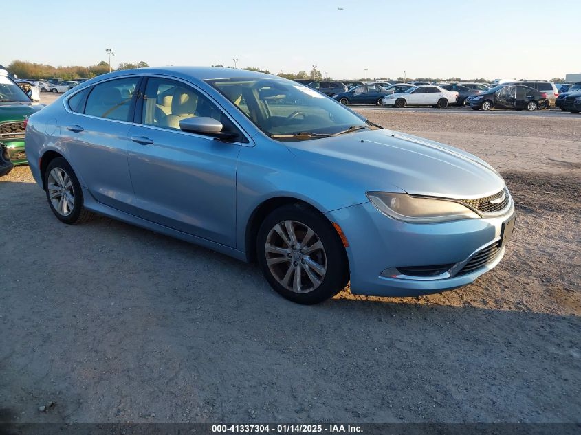 VIN 1C3CCCAB2FN609516 2015 CHRYSLER 200 no.1