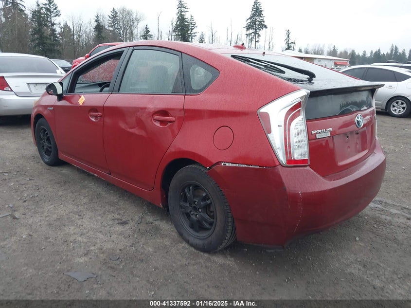 2011 TOYOTA PRIUS VIN: JTDKN3DU6B0249379